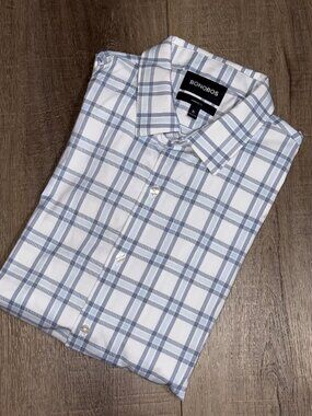 BONOBOS Plaid Performance Shirt Men's XL